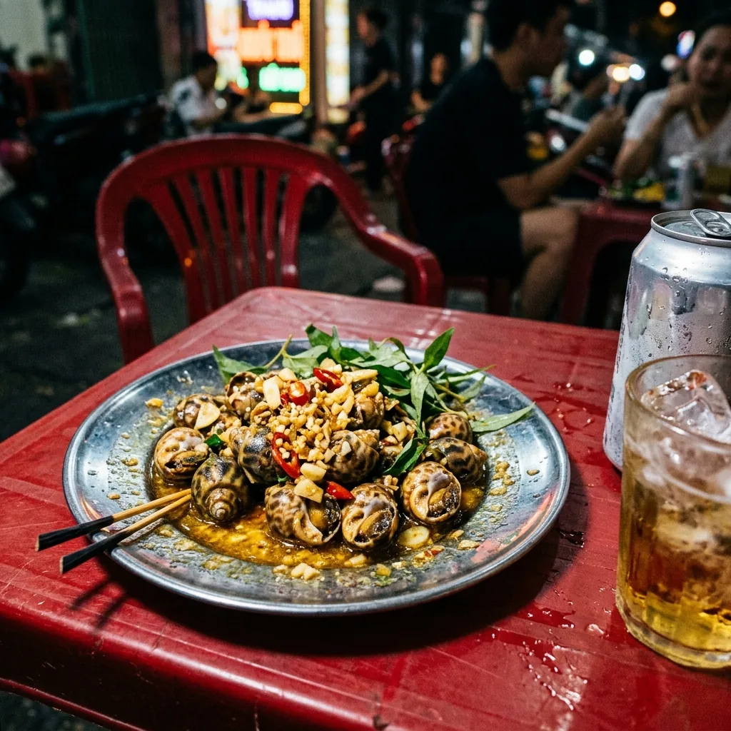 Ốc hương xào bơ tỏi