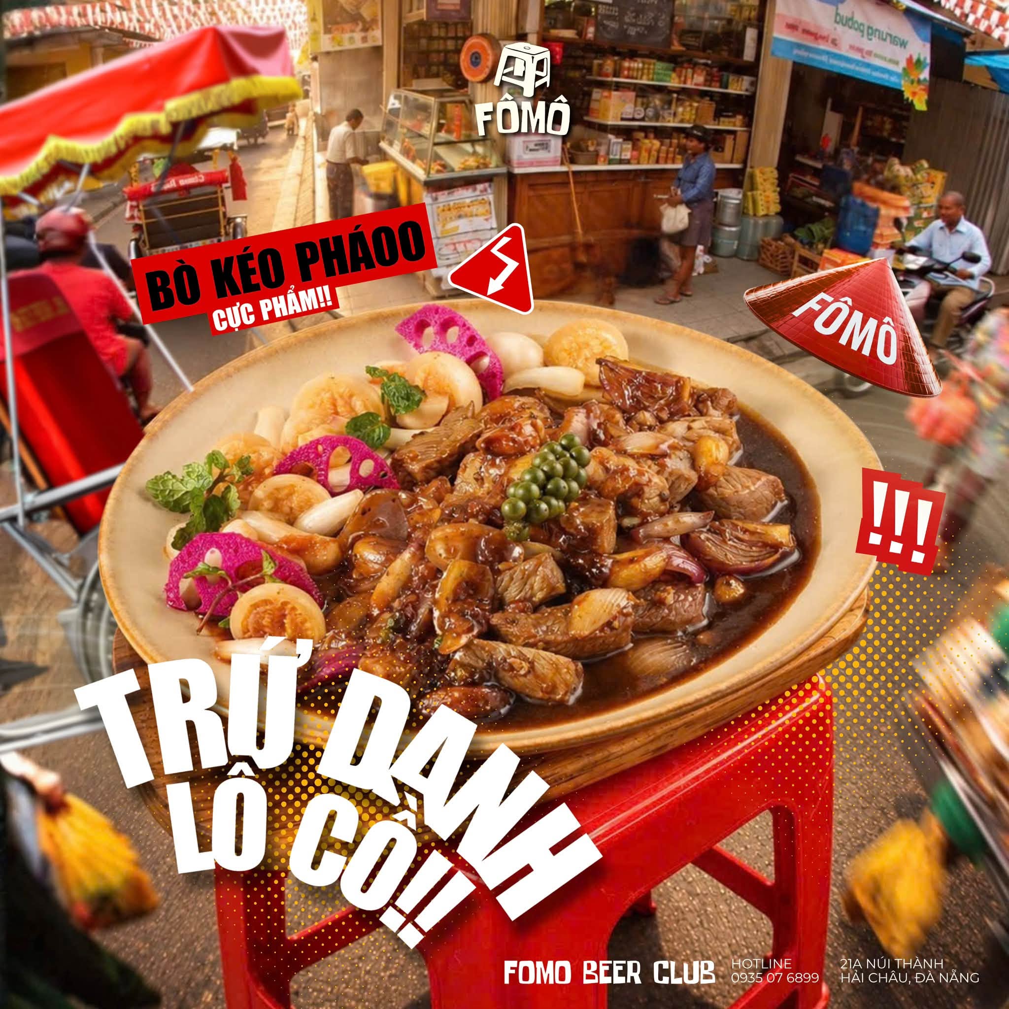 Món nhậu trứ danh lò củi FOMO